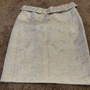 NWT Ann Taylor Early 2000’s Skirt With Metallic Detailing